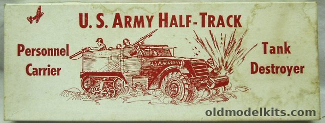 Mod-Ac 1/24 US Army Half Track Personnel Carrier & Tank Destroyer plastic model kit